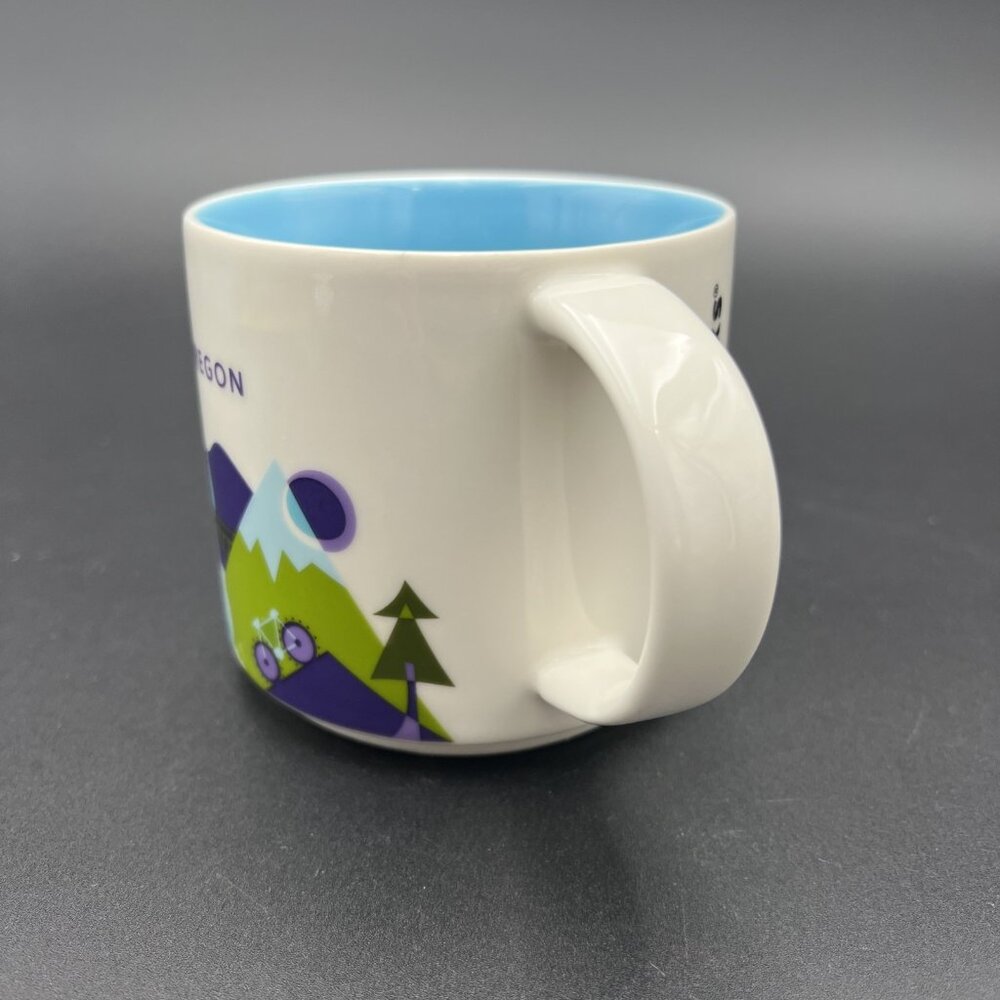 Starbucks Oregon You Are Here Coffee Mug Collector Series City 2017 14 oz - Picture 4 of 11